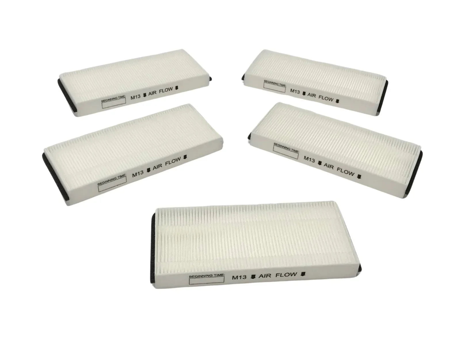 Ventilation Fan M13 Air Filter - 5 Pack - Compatible With Panasonic Model Numbers FV10VEC1, FV10VE1, FV10VEC2