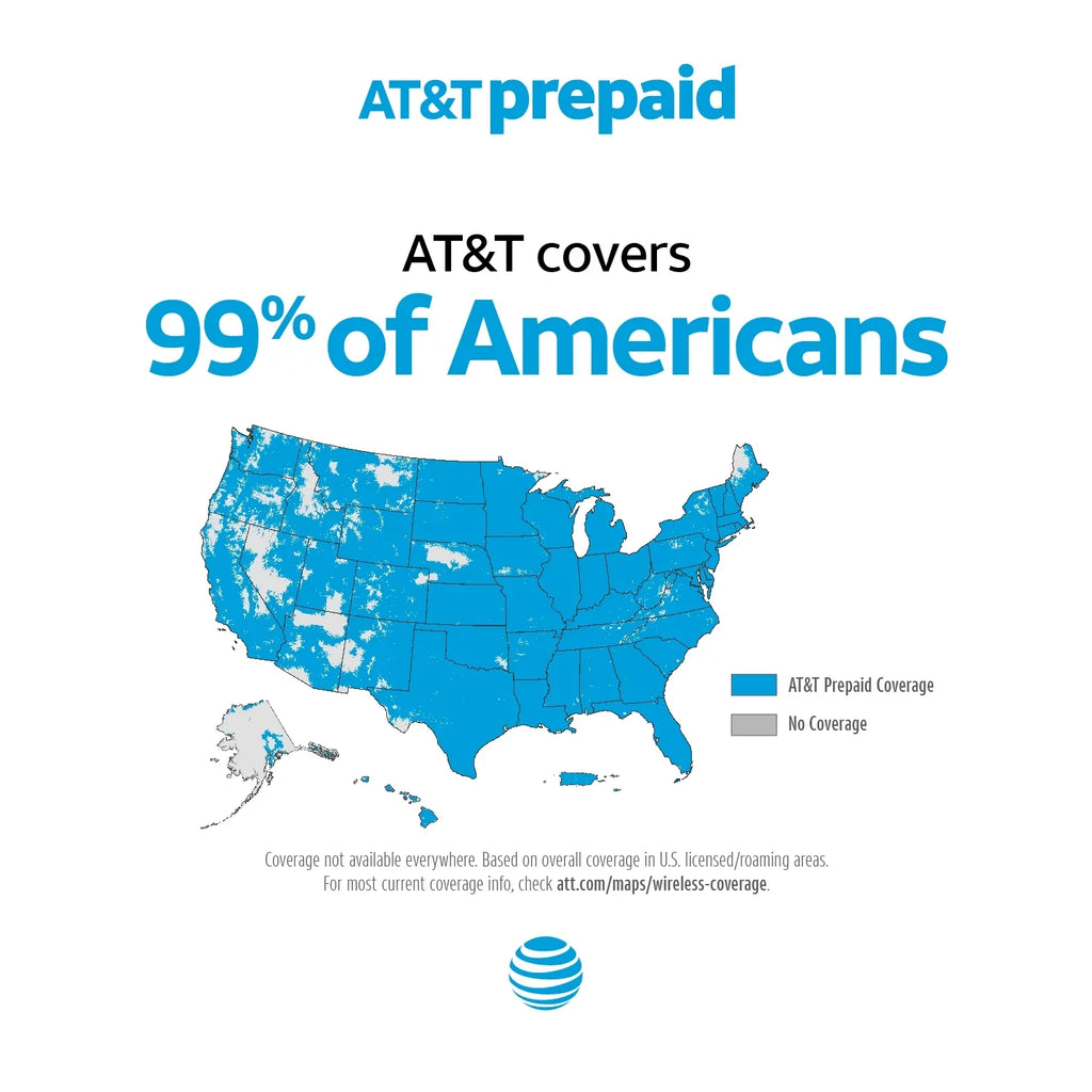 AT&T Prepaid AT&T RADIANT Core 16GB Prepaid Sizemartphone, Grey
