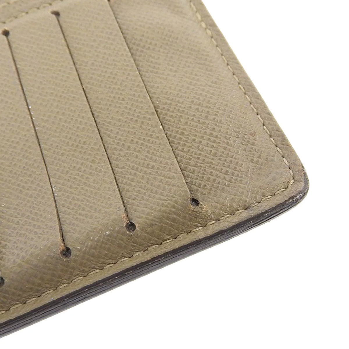 Pre-Owned Louis Vuitton LOUISize VUITTON Taiga Portefeuille Brother Bifold Long Wallet Ural M32807 (Good)