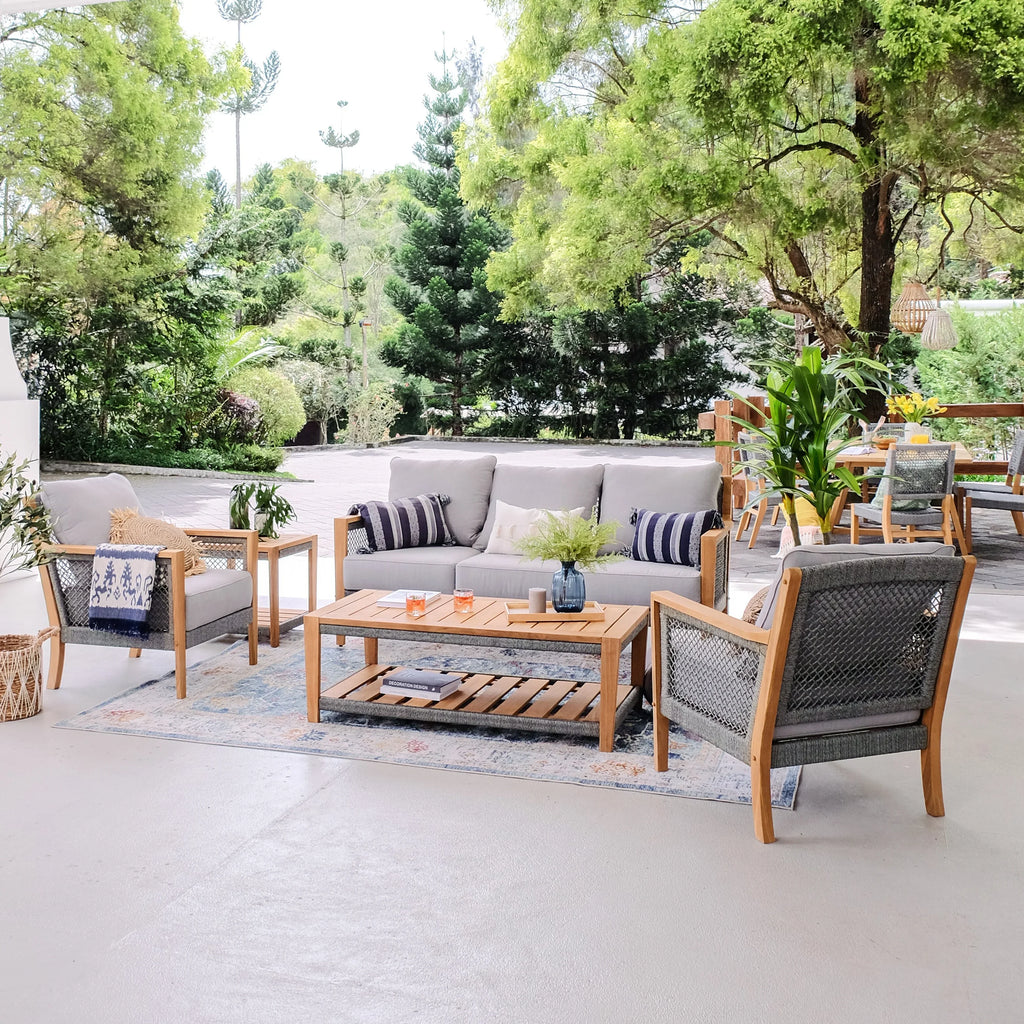 Cambridge Casual  Nassau Teak Patio Coffee Table