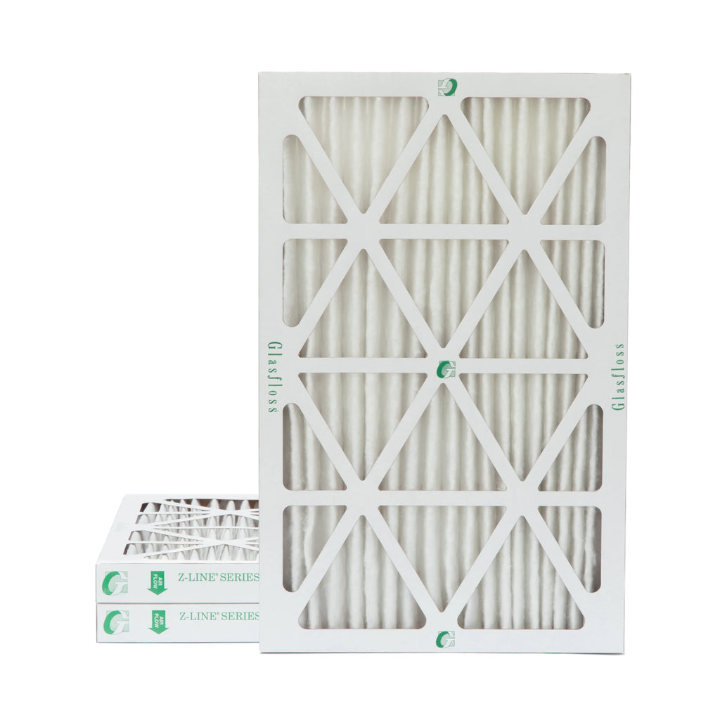 3 Pack of 16x24x2 MERV 13 Pleated 2" Inch Air Filters by Glasfloss. Actual Sizeize: 15-1/2 x 23-1/2 x 1-3/4