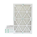 3 Pack of 16x24x2 MERV 13 Pleated 2" Inch Air Filters by Glasfloss. Actual Sizeize: 15-1/2 x 23-1/2 x 1-3/4