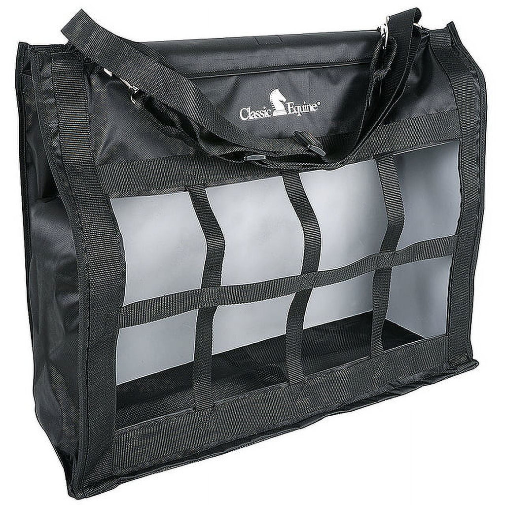 Classic Equine Designer Top Load Hay Bag Black