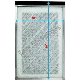 MicroPower Guard Air Cleaner Replacement Filter Pads 20x30 Refills (3 Pack)