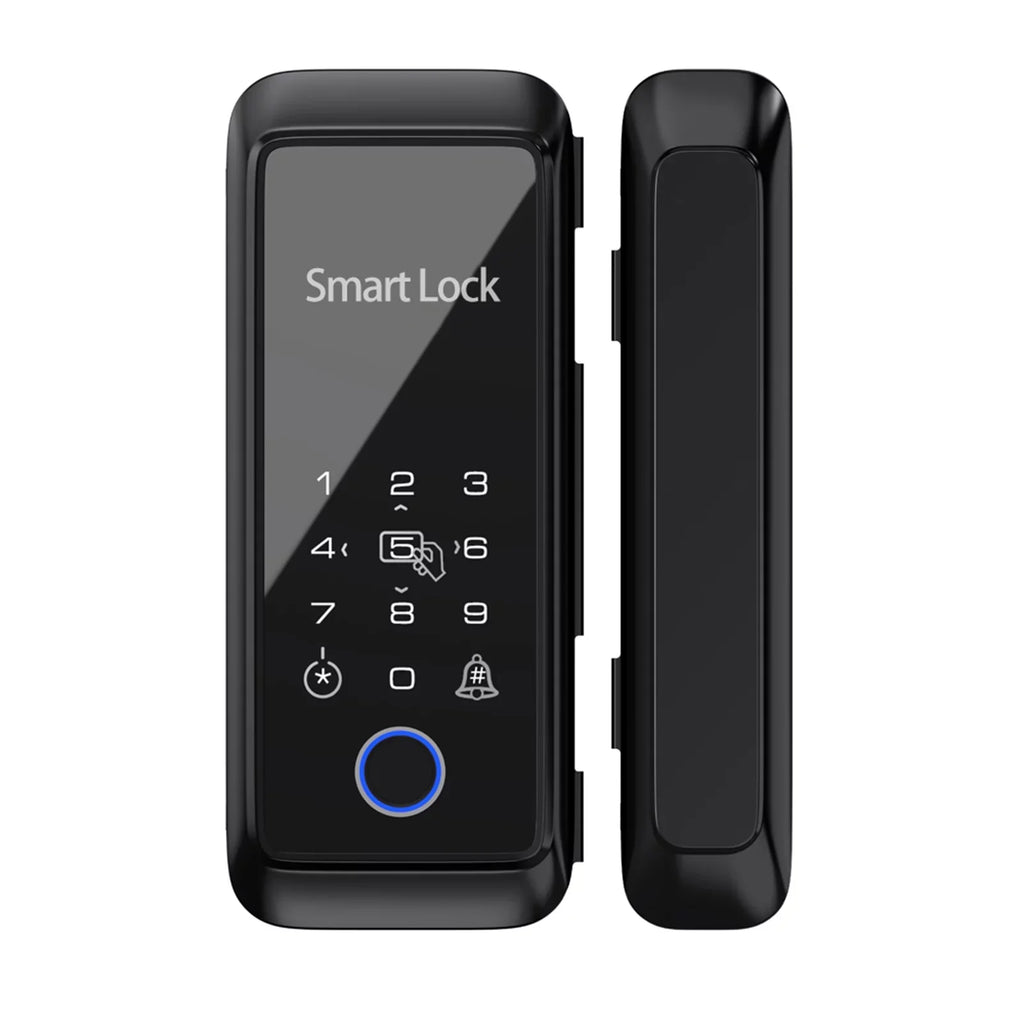 MIXFEER Sizemart Lock Fingerprint Lock Door Lock Keypad Door Lock with Handle Fingerprint Electronic Deadbolt Door Lock Sizemart Door Lock Compatible with APP