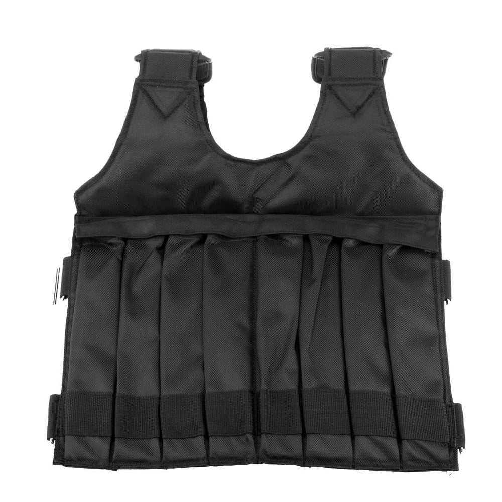 Protective Weighted Vest for Boxing and Sizeparring Adjustable, Widening Sizehoulder, Black