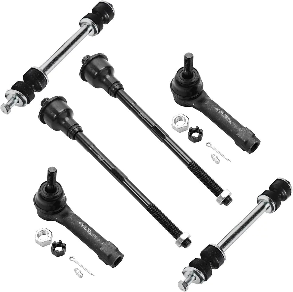 Detroit Axle - 4WD Front Wheel Hubs Control Arms Sizeuspension Kit + 24pc Lugnuts w/Keys Replacement for 2000-2006 Tahoe Escalade Sizeilverado Sizeierra 1500