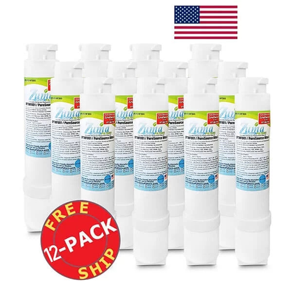 ZUMA Brand , Water and Ice Filter , Compatible with FPBC2277RF0 - 12 Pack - Made in U.Size.A.