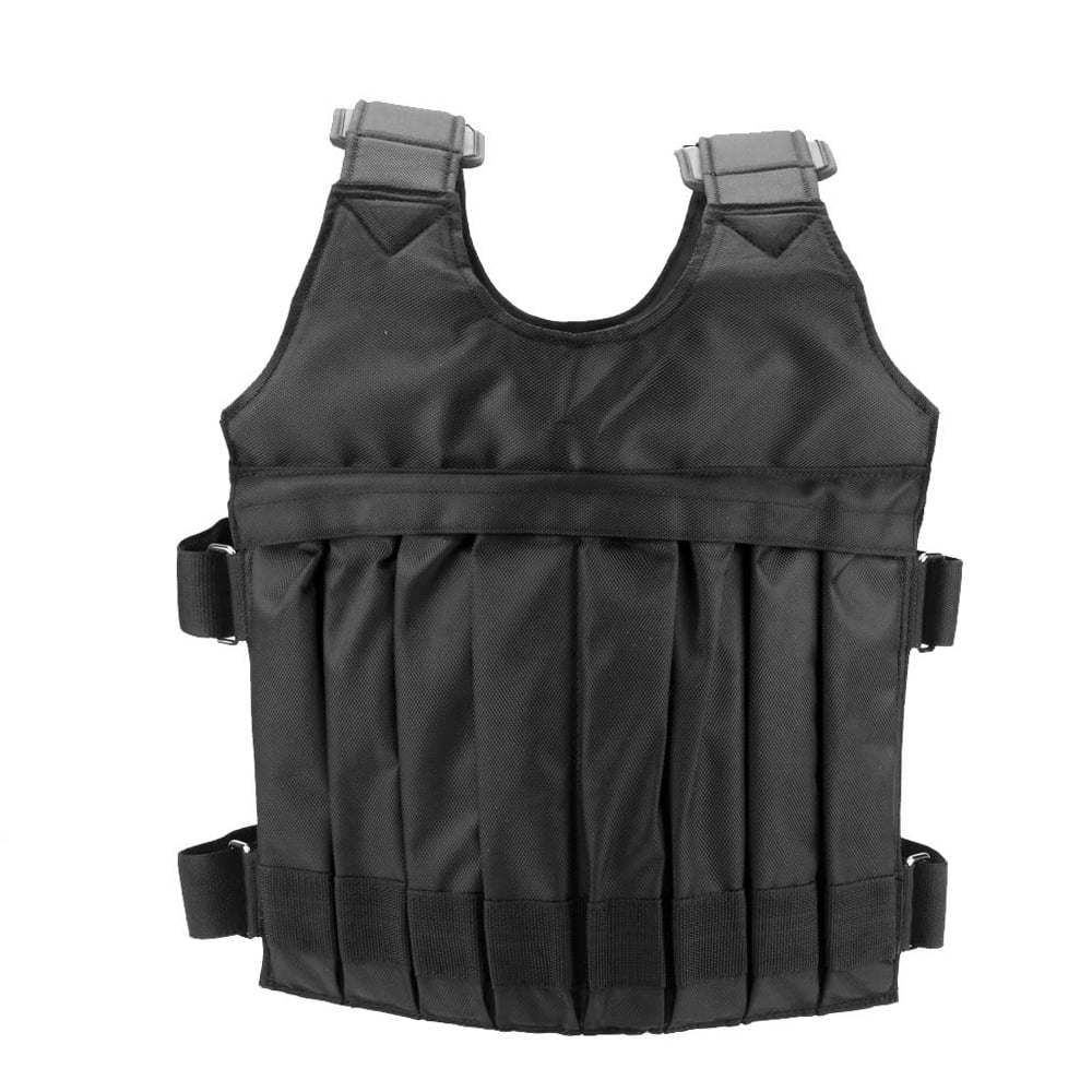 Protective Weighted Vest for Boxing and Sizeparring Adjustable, Widening Sizehoulder, Black