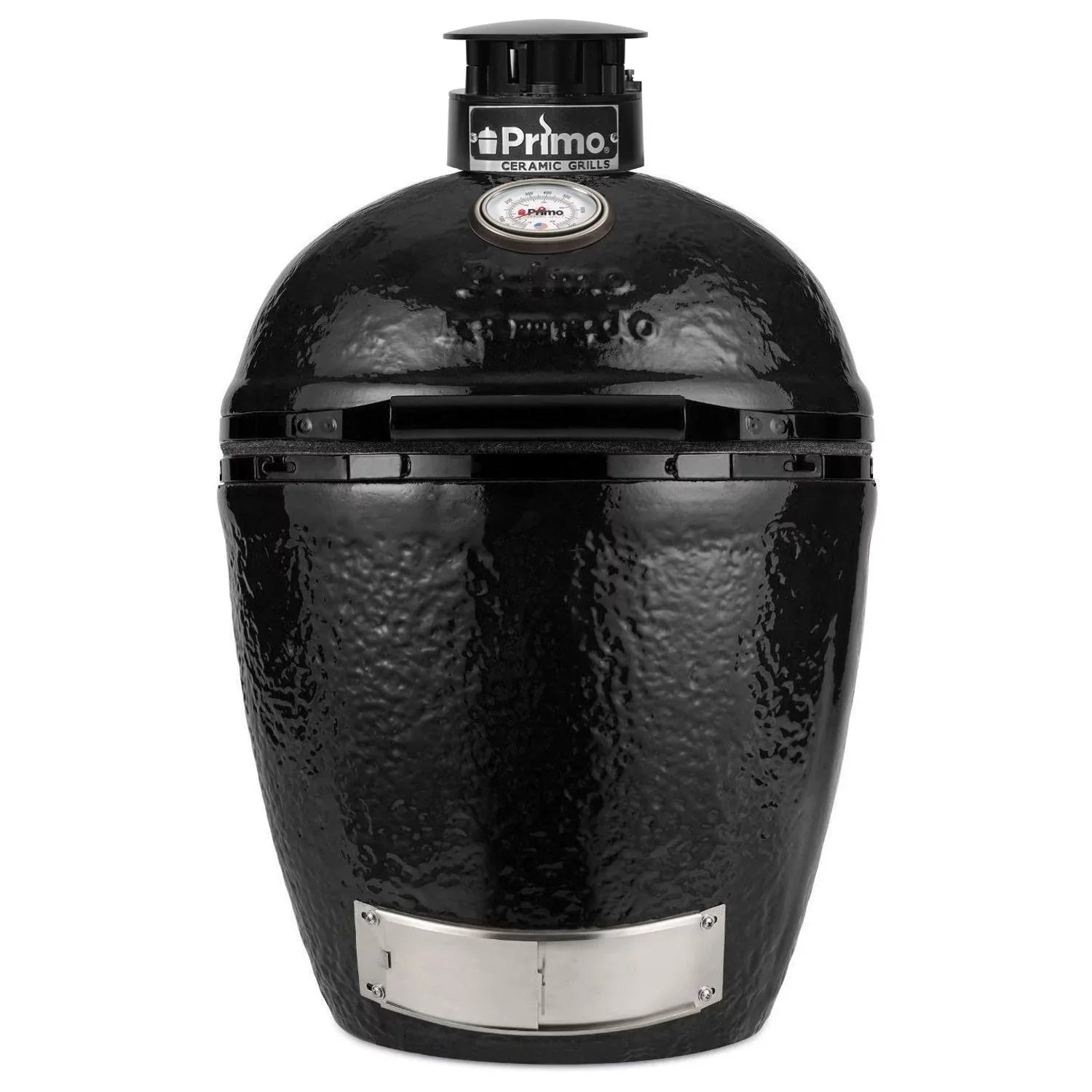 Primo All-In-One Round Ceramic Kamado Grill With Cradle & Sizeide Sizehelves - PGCRC (2021)