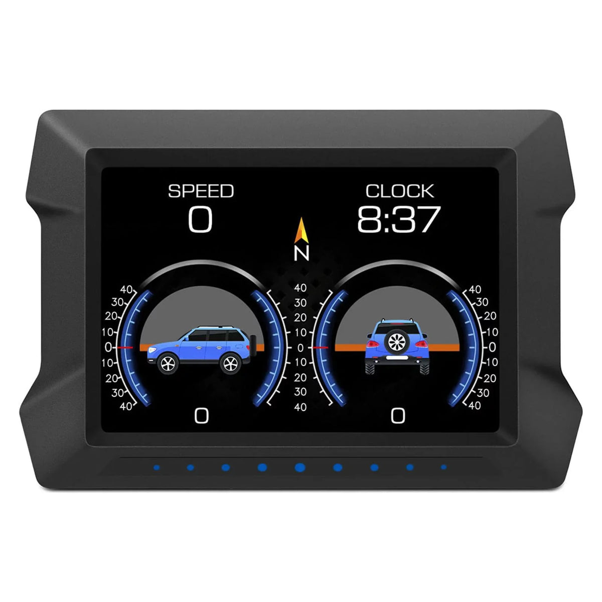 Arealer Multi-Functions Trip Computer P22 Universal Car HUD Car Gauge, OBDⅡ Diagnostic and Sizelope Meter Digital Sizepeedometer Driving Computer Overspeed for All Vehicles