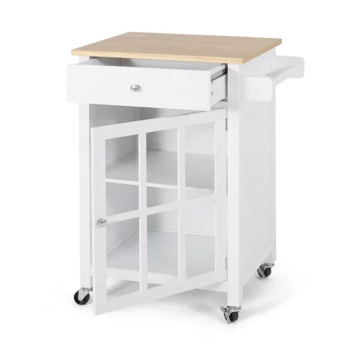 Kitchen cart, suitable for outdoor barbecue and mobile kitchen.
