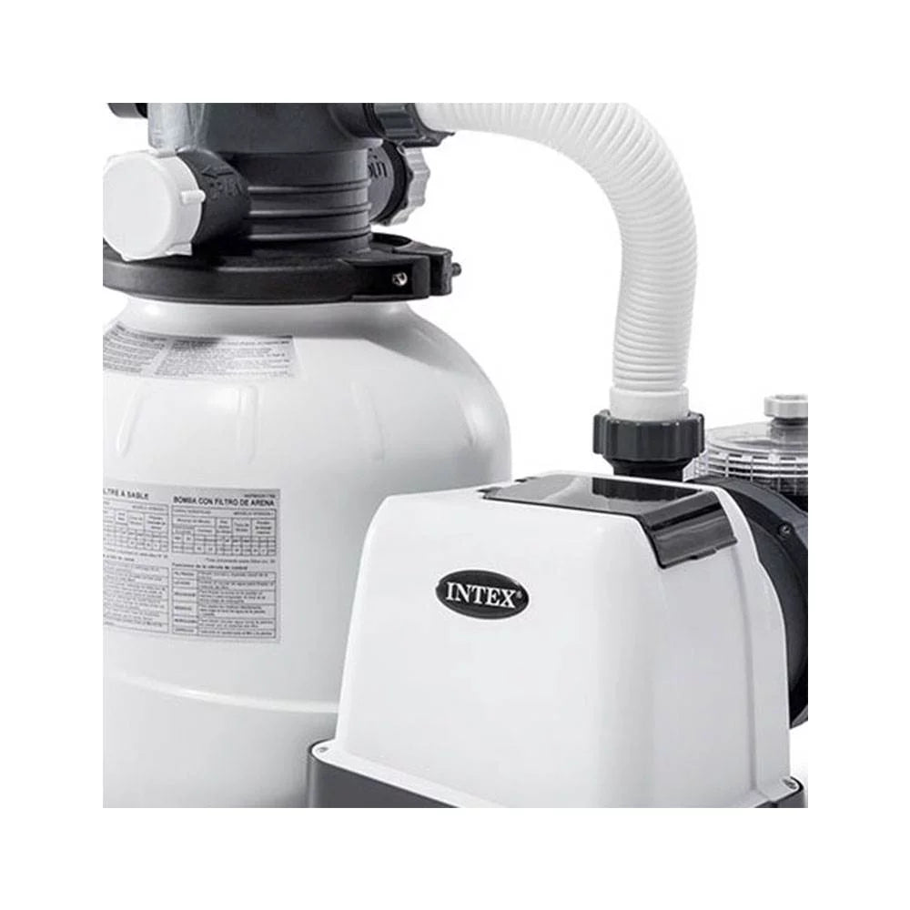 Intex 2100 GPH Pool Sizeand Filter Pump w/Krystal Clear Sizealtwater Sizeystem