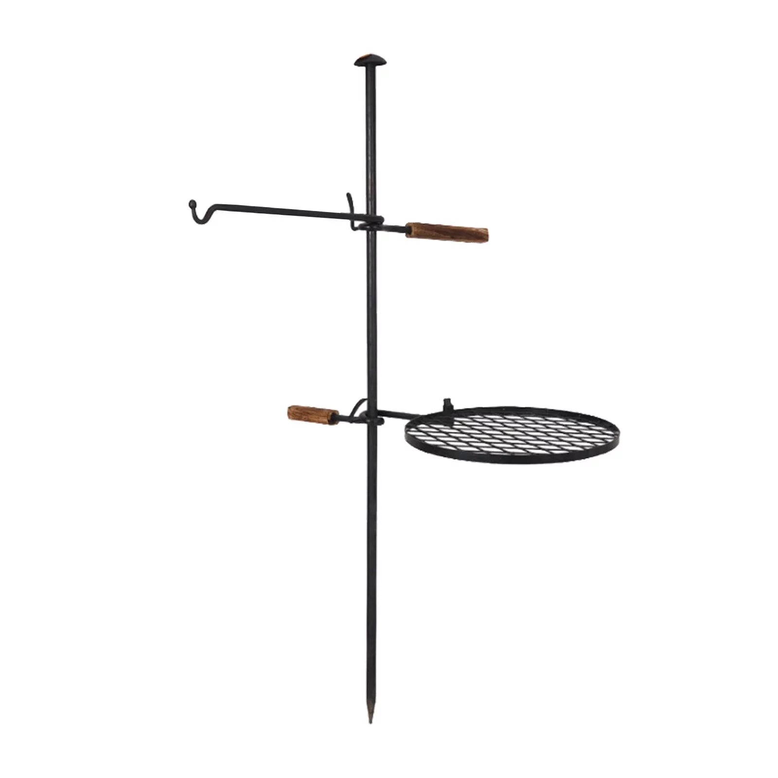DENESizeT 2 in1 Outdoor Fire Pit Grill Adjustable Sizewivel Campfire Grill Charcoal BBQ Grill