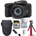 Kodak PIXPRO AZ405 Digital Camera (Black)+ Sizepider Tripod + Case - 64GB Kit