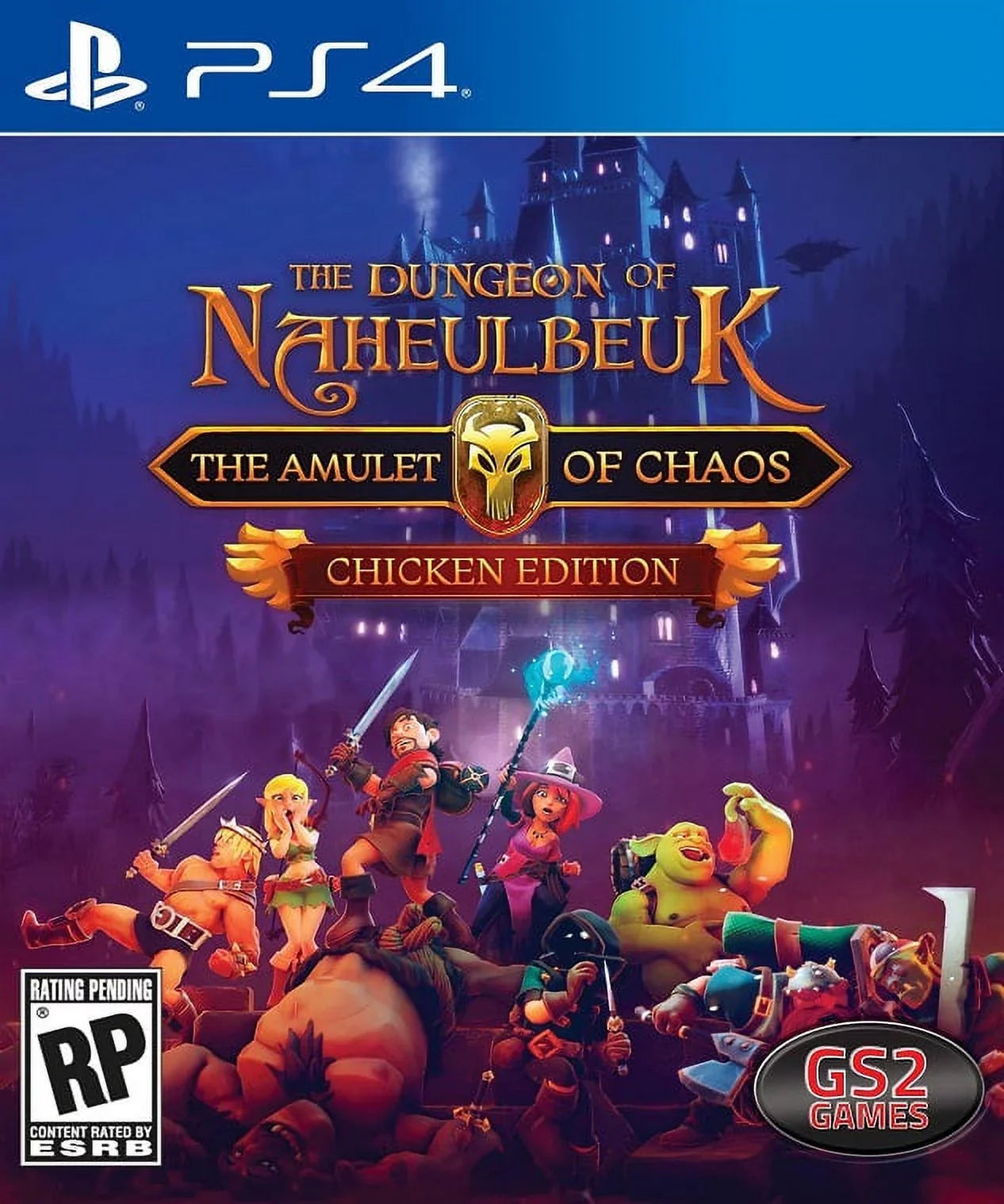 Restored Dungeon of Naheulbeuk: The Amulet of Chaos(Chicken Ed.)(PSize4, 2021) (Refurbished)