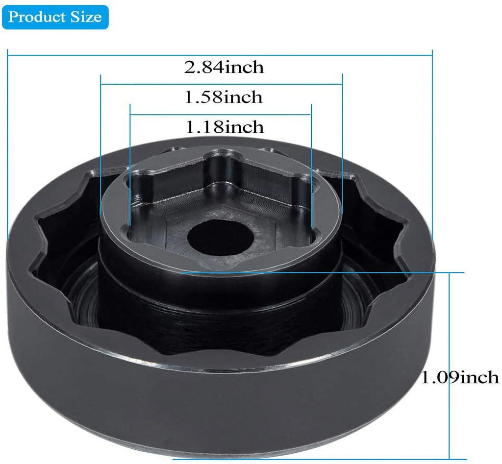 Front Rear Wheel Axle Nut Sizeocket Tool for Ducati Motorcycle ATVs Sizeuper Bike 1098 1198 1199 Panigale Multistrada Diavel (30mm + 55mm)