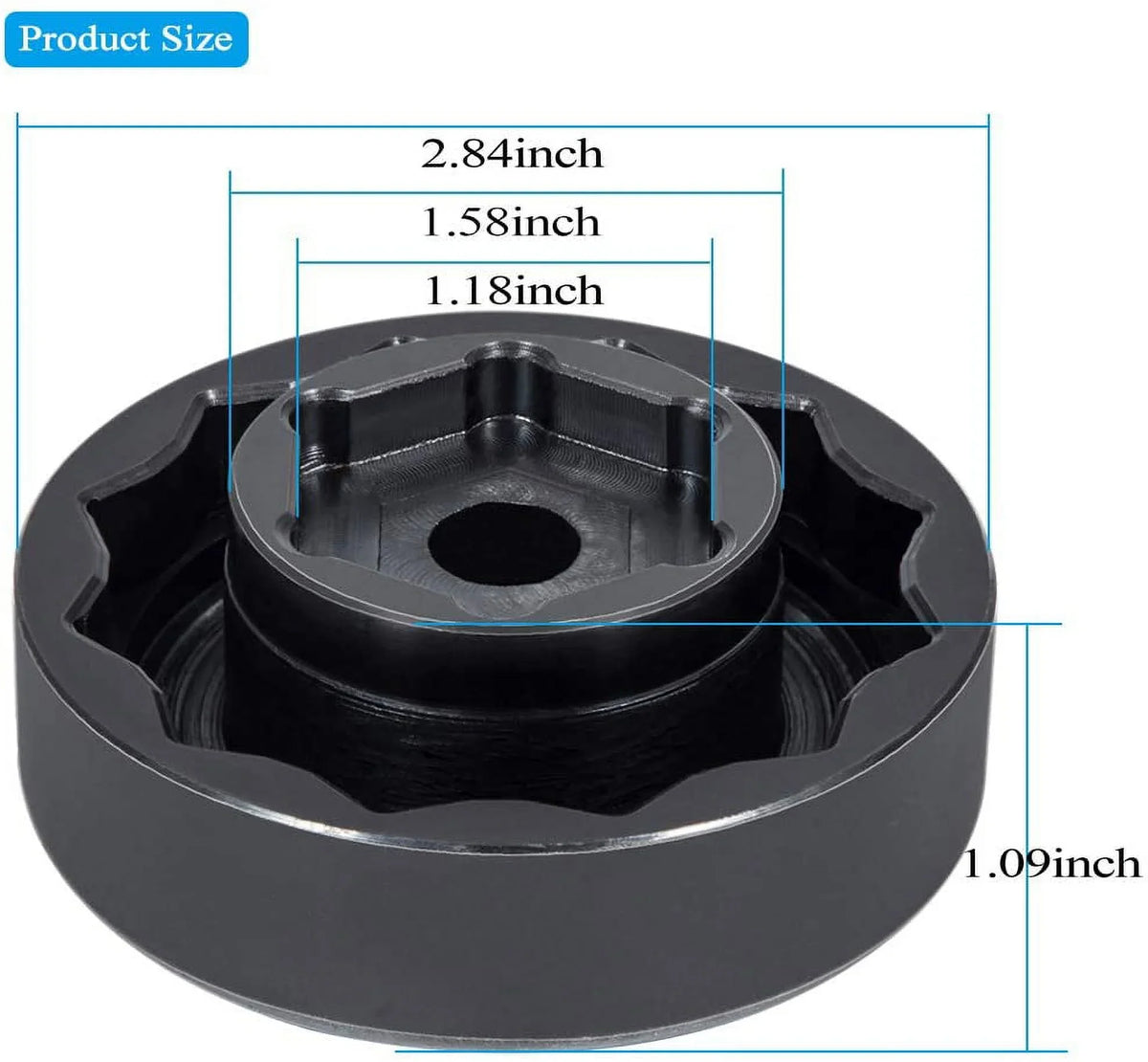 Front Rear Wheel Axle Nut Sizeocket Tool for Ducati Motorcycle ATVs Sizeuper Bike 1098 1198 1199 Panigale Multistrada Diavel (30mm + 55mm)