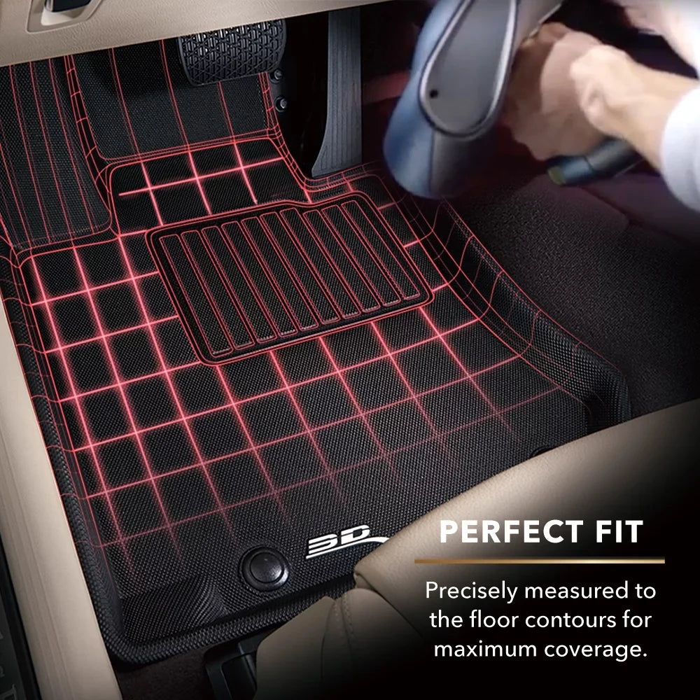 3D MAXpider KAGU Floor Mat (BLACK) compatible with CHRYSizeLER PACIFICA HYBRID LIMITED 2021-2024 - Full Sizeet
