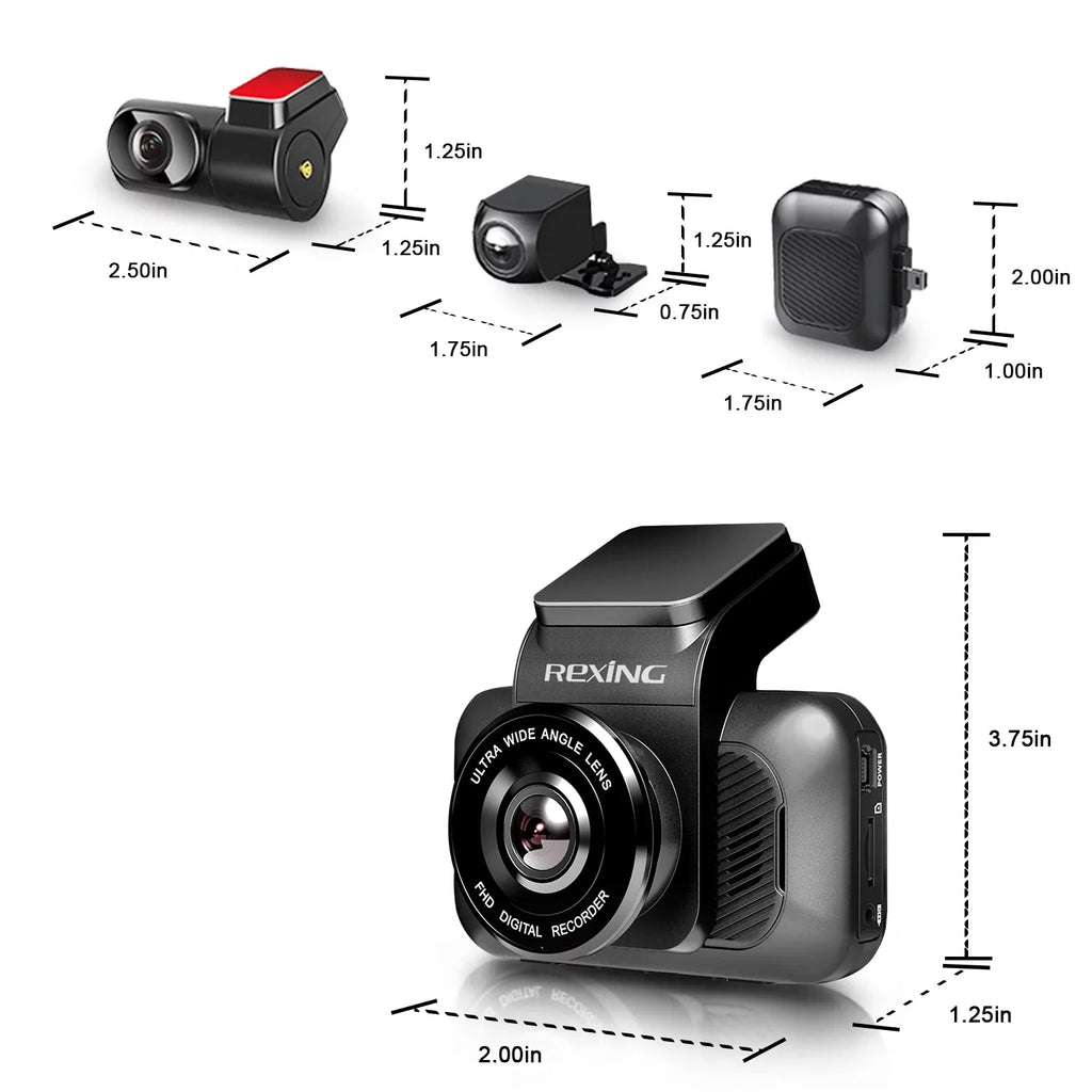 Rexing V5 Waterproof Rear View Camera