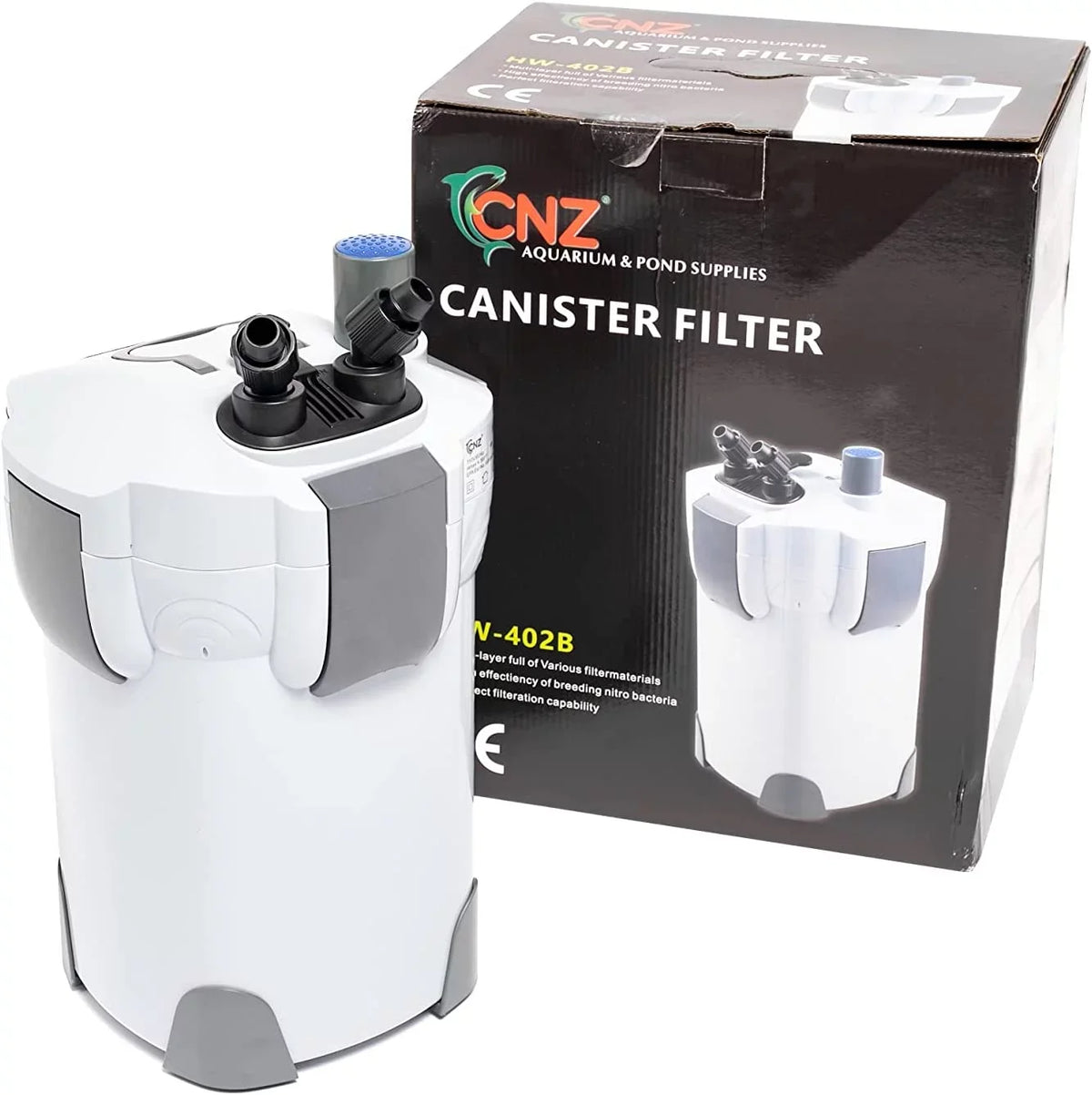 CNZ HW-402B 265GPH Canister Filter with Built-in 9w Sizeterilizer