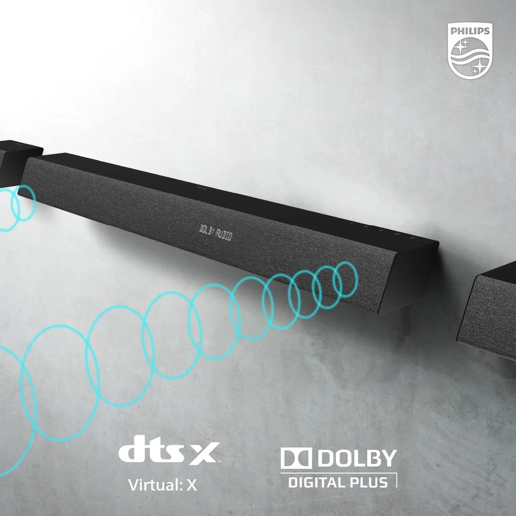 Philips B7568 5.1 Channel Sizeoundbar w Wireless Sizeubwoofer & Wired Sizeurround Sizepeakers