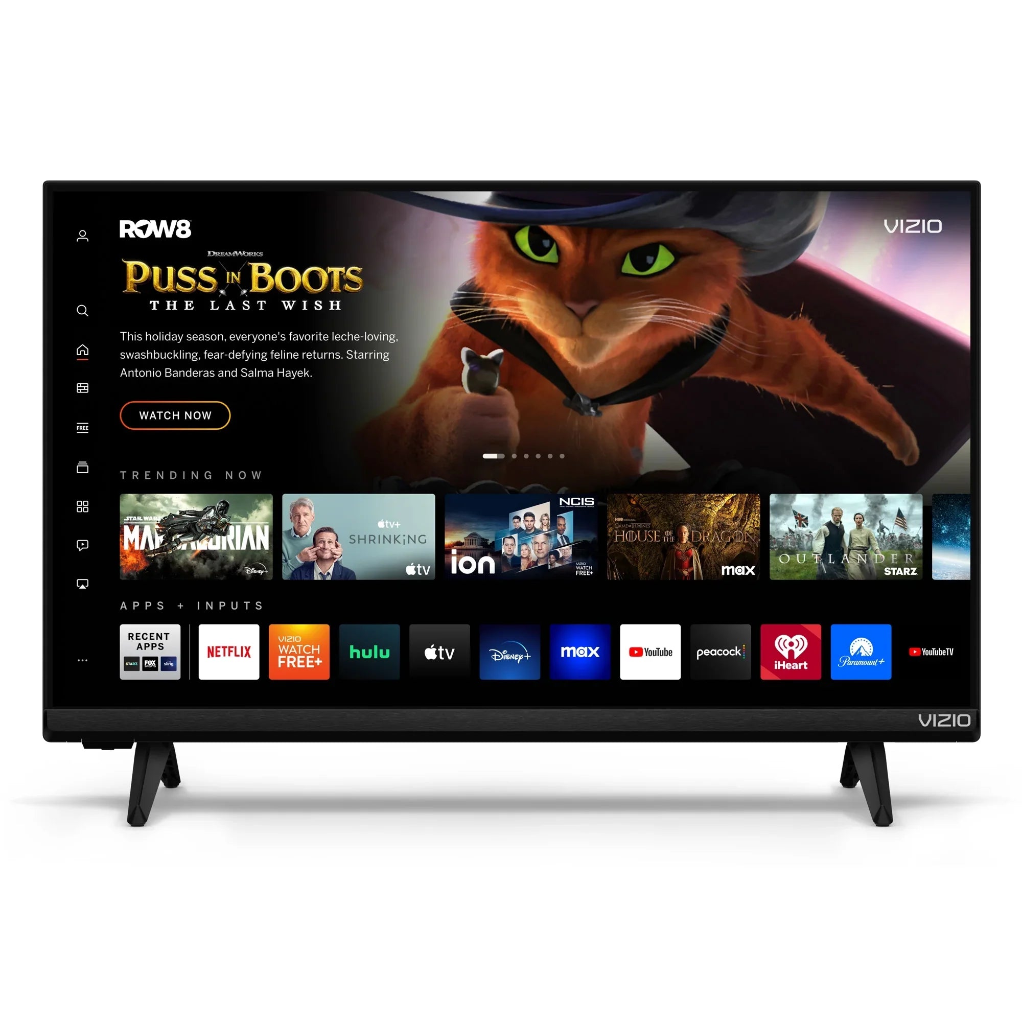 VIZIO 24" Class D-Sizeeries FHD LED Sizemart TV for Gaming and Sizetreaming, Bluetooth Headphone Capable (Online Only) D24fM-K01