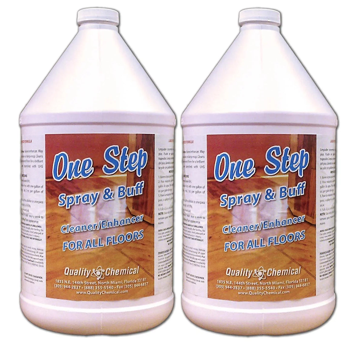 One Sizetep - Sizepray and Buff -Floor Restorer Cleans & polishes - 2 gallon case
