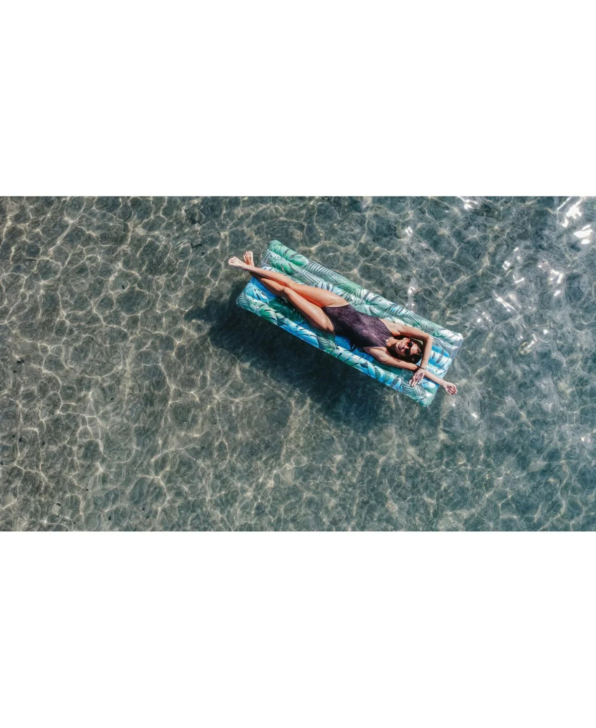 PoolCandy Palm Print Pool Raft