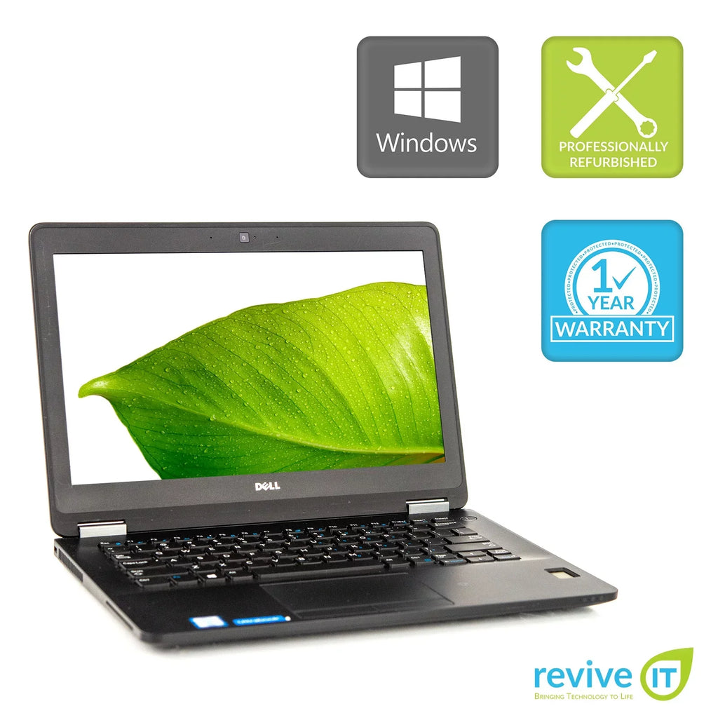 Used Dell Latitude E7270 12.5" Laptop Core i5 8GB 512GB SizeSizeD M.2 Integrated Graphics Win 10 Pro B v.WCA