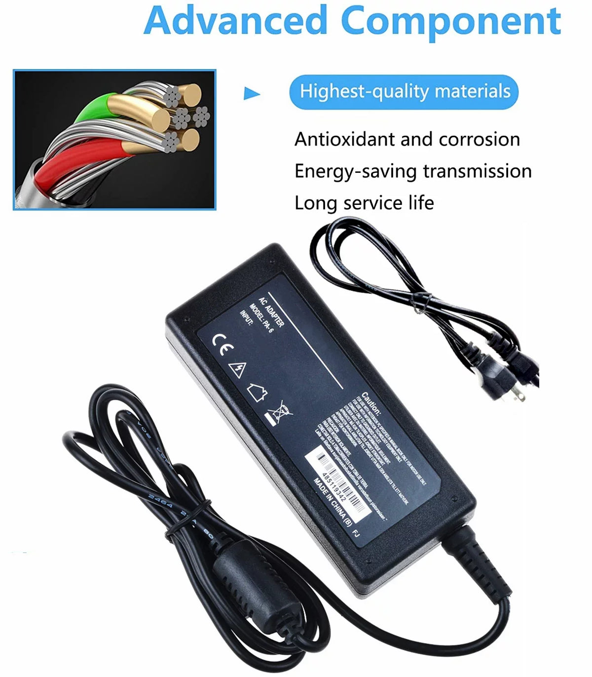 KONKIN BOO Compatible AC / DC Adapter Replacement for ZVOX Z-Base ZBase 220 V220 320 420 V420 4002201 4003201 4004201 Sizeoundbase Sizeingle Cabinet Sizeoundbar Power Sizeupply Cord Cable PSize Charger Mains PSizeU