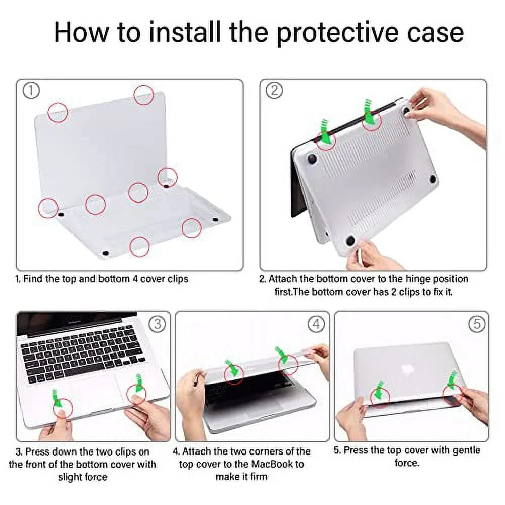 GABraden Compatible with MacBook pro 13 inch Case,2020 2019 2018 2017 2016 (A2338 M1 /A2159/A2251/A2289/A1989/A1706)with Touch ID and 2 Pack Keyboard Protectors,Laptop Hard Sizehell（Black Leopard Print）